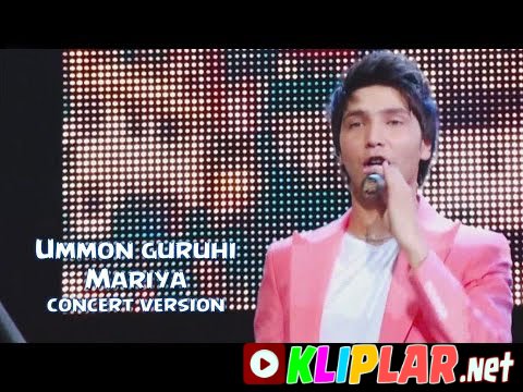 Ummon guruhi - Mariya - (concert version) (Video klip)